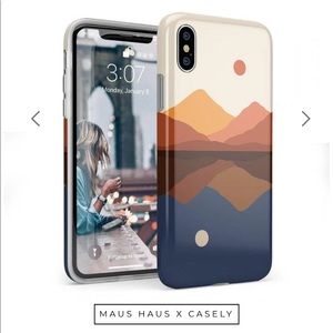 Casely Opposites Attract Day & Night Colorblock iPhone X Case